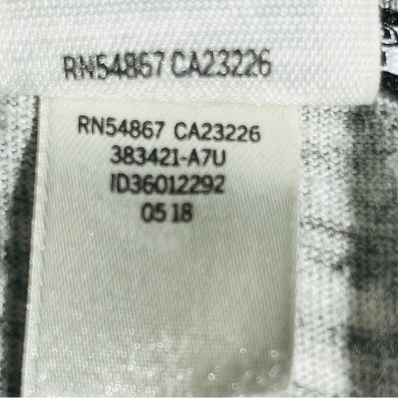 Pink VICTORIA’S SECRET Gray Black Crop V Neck T Shirt Mesh Raw Cut Hem Size XS - Picture 9 of 12